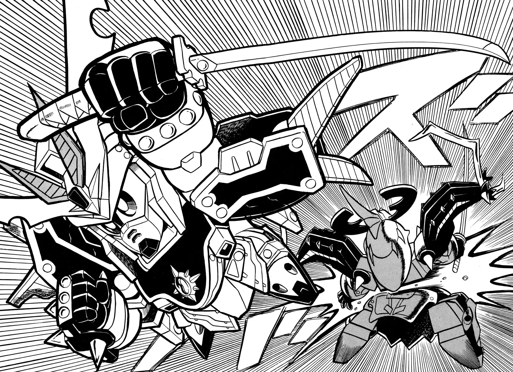 Hyper Warrior Gundam Boy Chapter 50 page 71 - 