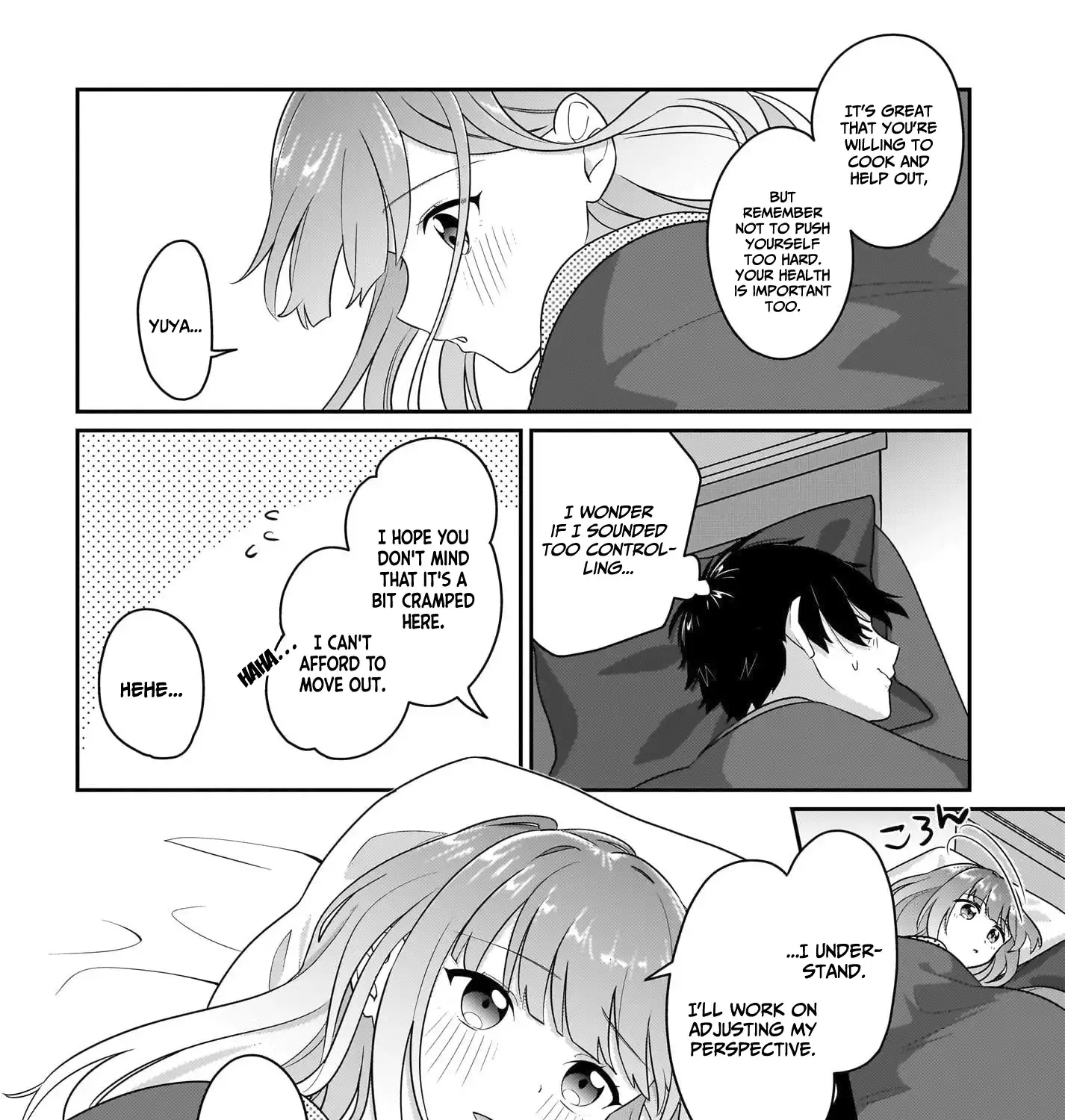 I, a Tired Office Worker, Start Living Together with a Beautiful Highschool Girl whom I Met Again After 7 Years Chapter 4 page 36 - 