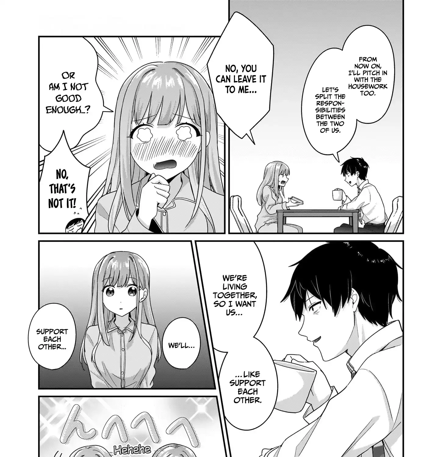 I, a Tired Office Worker, Start Living Together with a Beautiful Highschool Girl whom I Met Again After 7 Years Chapter 9 page 38 - 