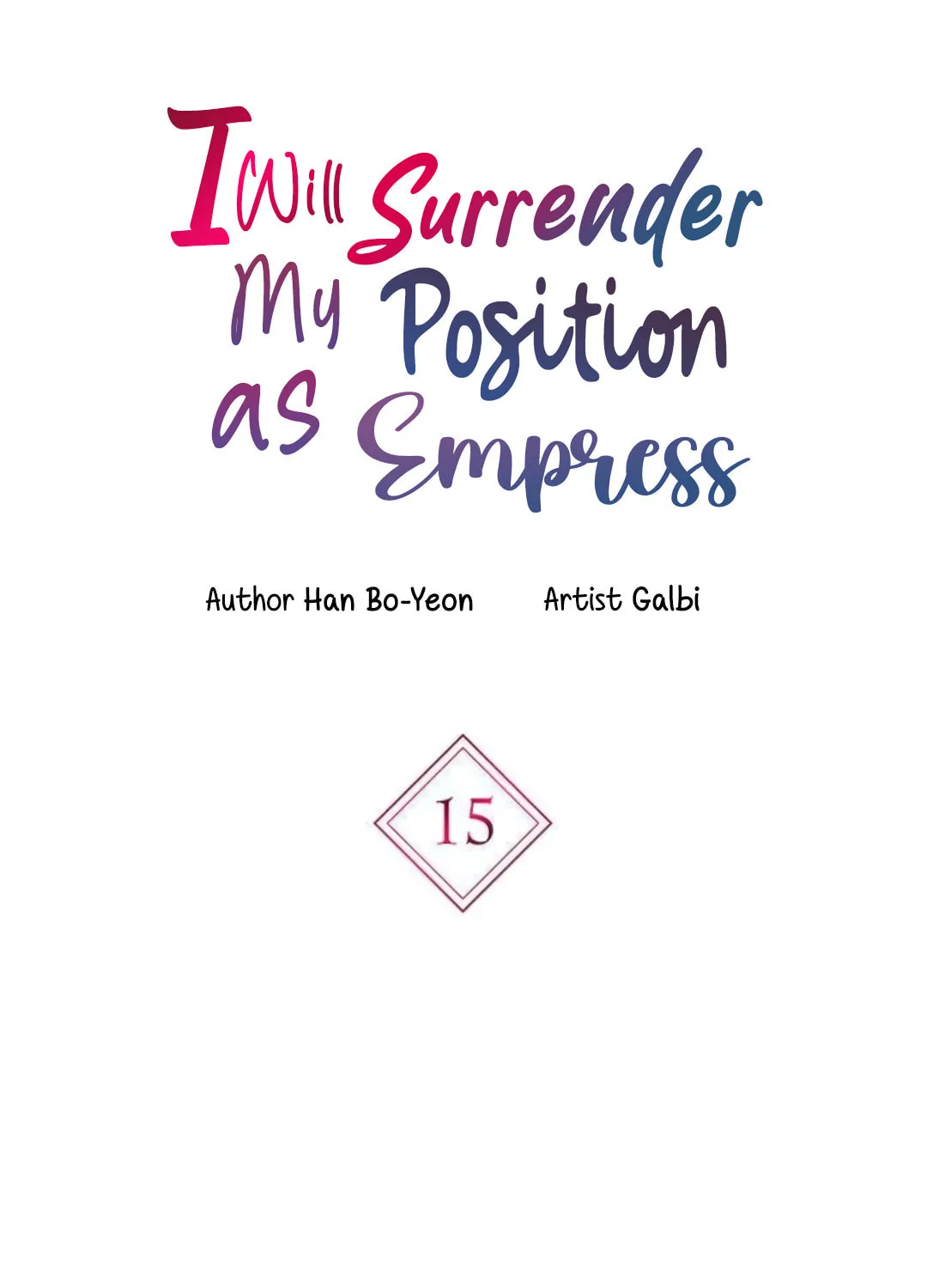 I Abdicate My Title of Empress Chapter 15 page 25 - 