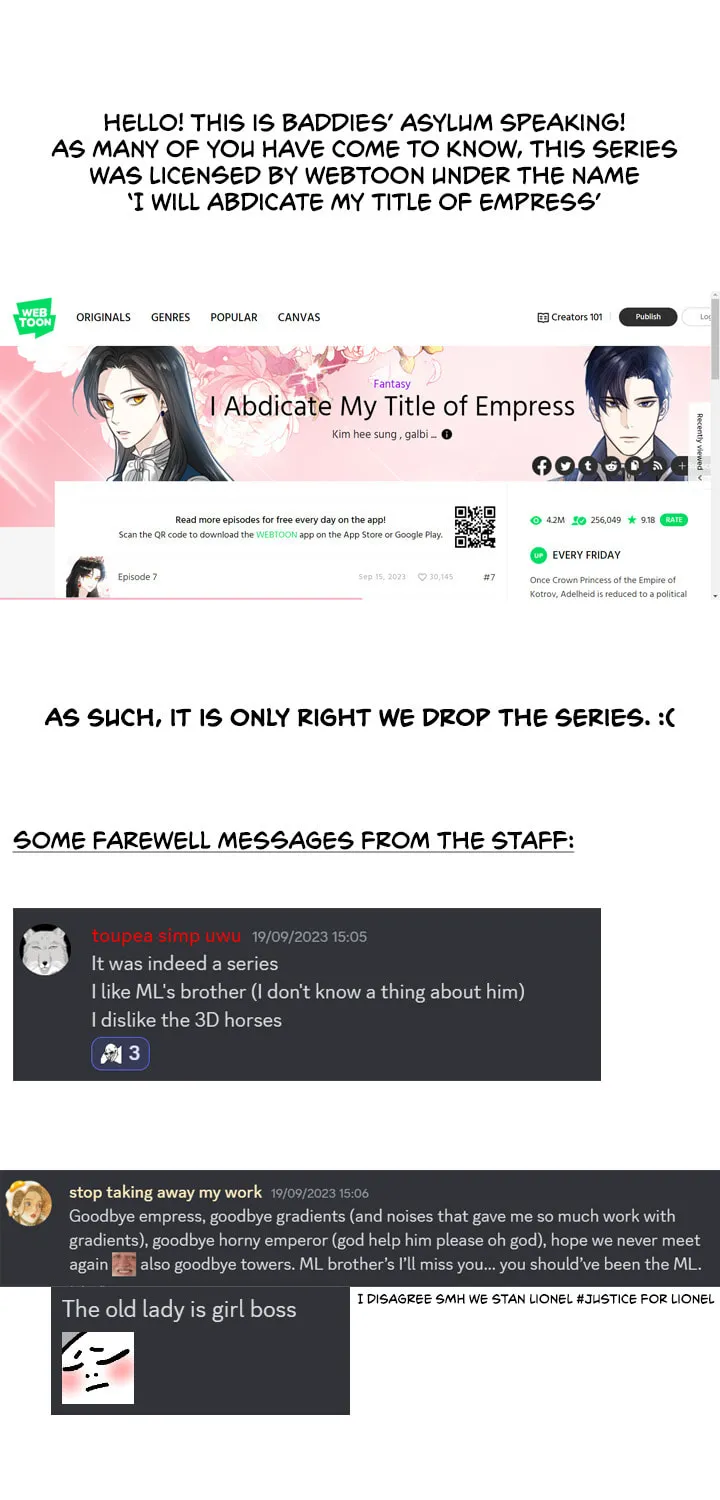 I Abdicate My Title of Empress Chapter 30 page 123 - 