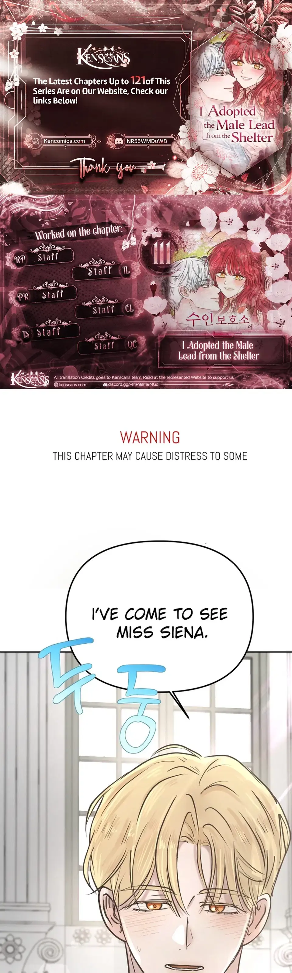 I Adopted a Male Lead From a Prison Shelter Chapter 111 page 1 - 