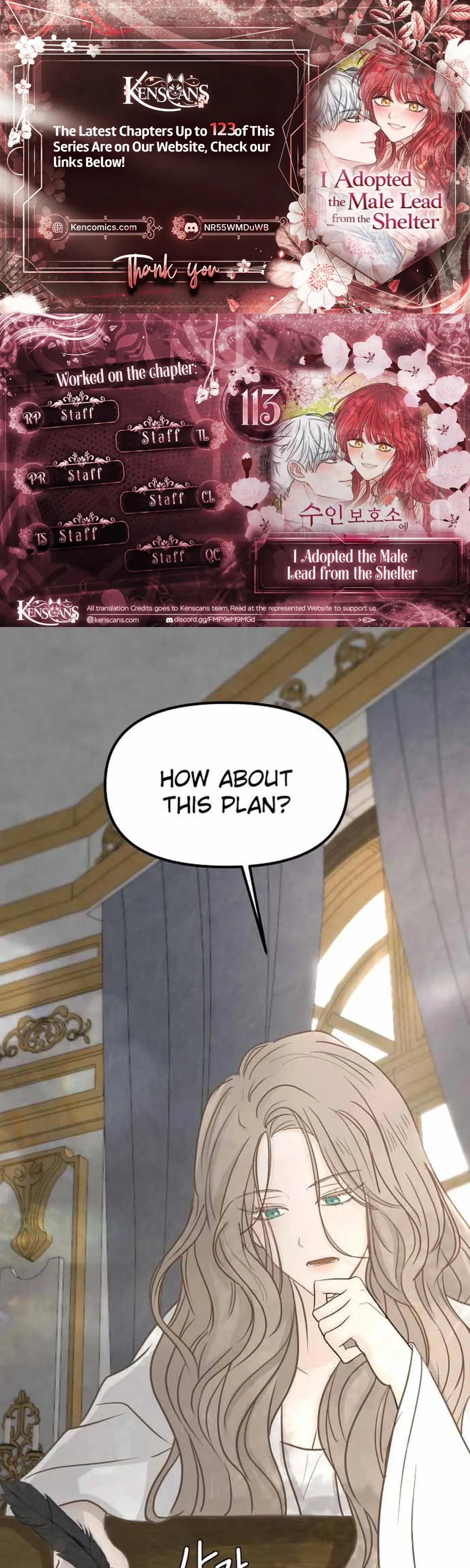 I Adopted the Male Lead from the Shelter 〘Official〙 Chapter 113 page 2 - 