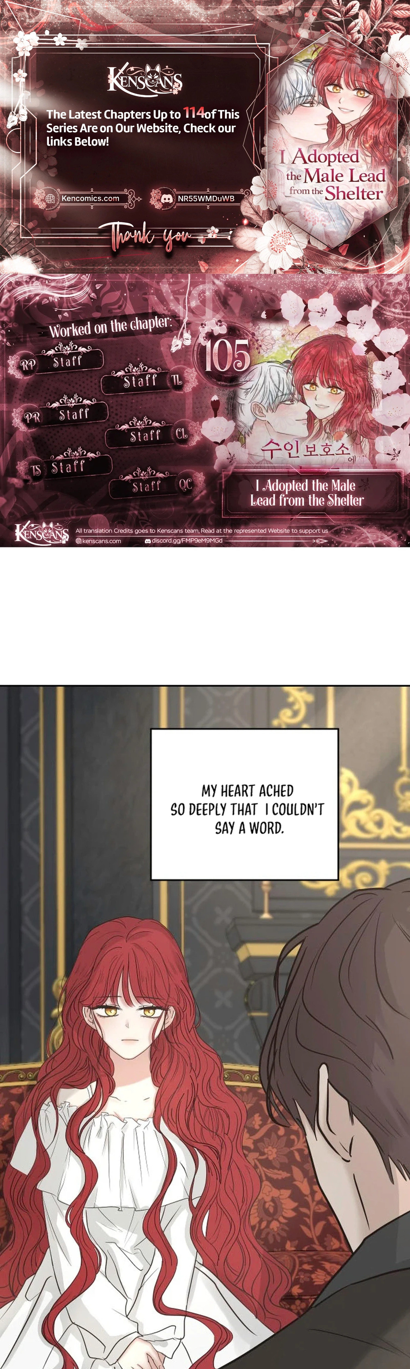 I Adopted the Male Lead from the Shelter Chapter 105 page 1 - 