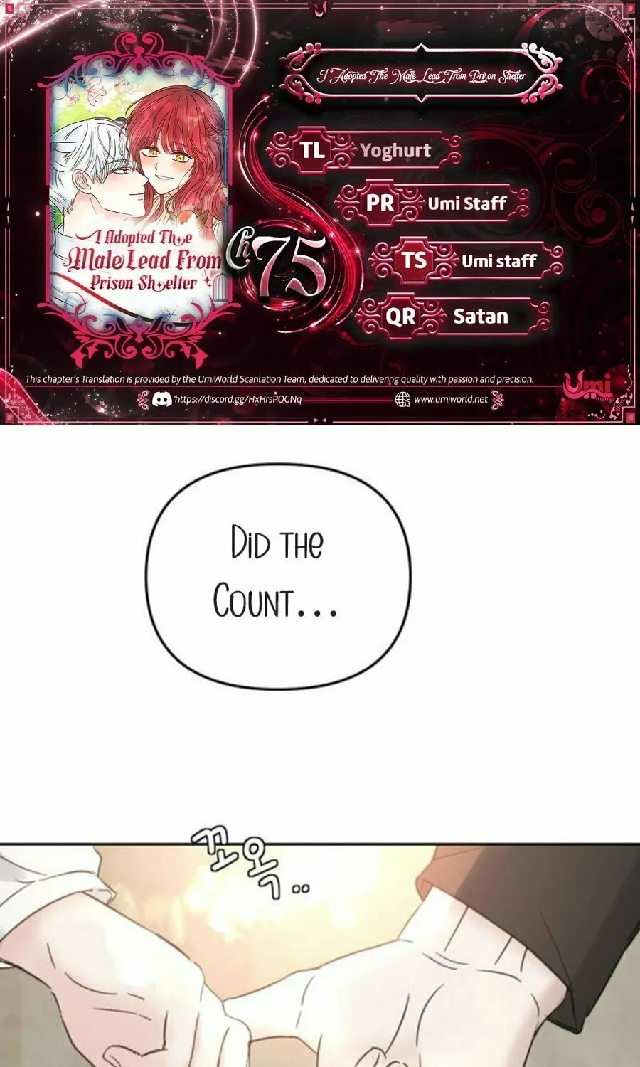 I Adopted the Male Lead from the Shelter Chapter 75 page 1 - 