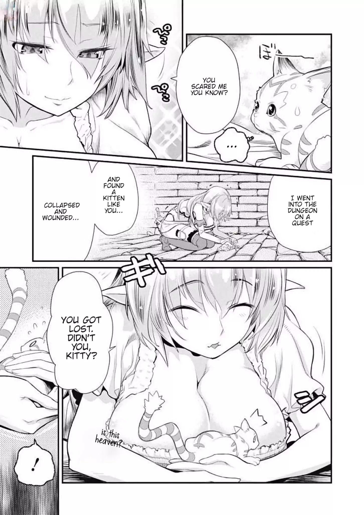 I Am Behemoth Of The S Rank Monster But I Am Mistaken As A Cat And I Live As A Pet Of Elf Girl Chapter 1 page 7 - 