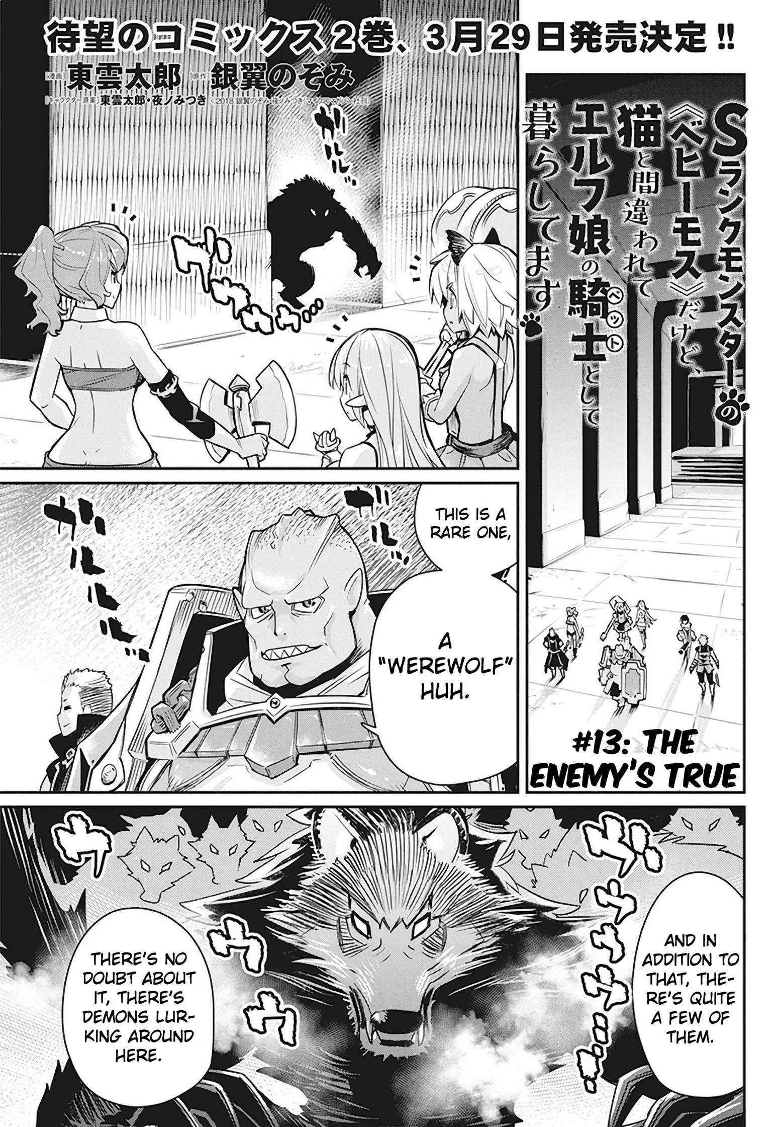 I Am Behemoth Of The S Rank Monster But I Am Mistaken As A Cat And I Live As A Pet Of Elf Girl Chapter 13 page 2 - 