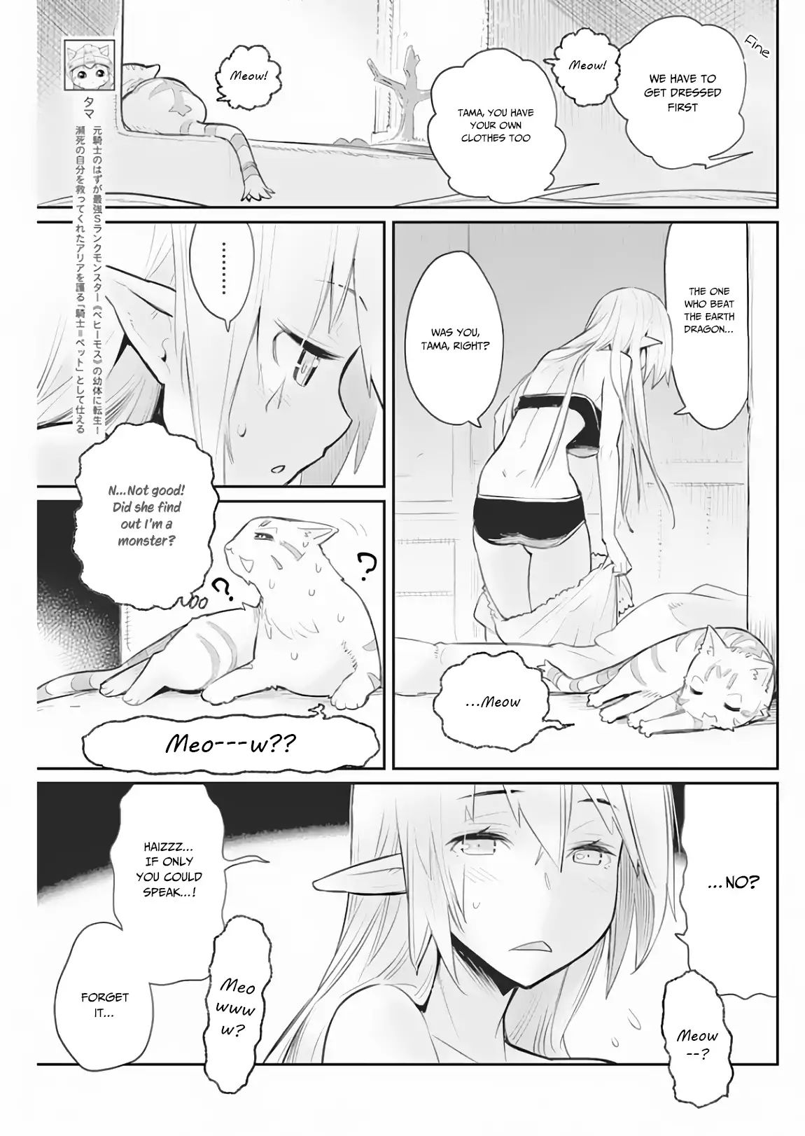 I Am Behemoth Of The S Rank Monster But I Am Mistaken As A Cat And I Live As A Pet Of Elf Girl Chapter 18 page 4 - 