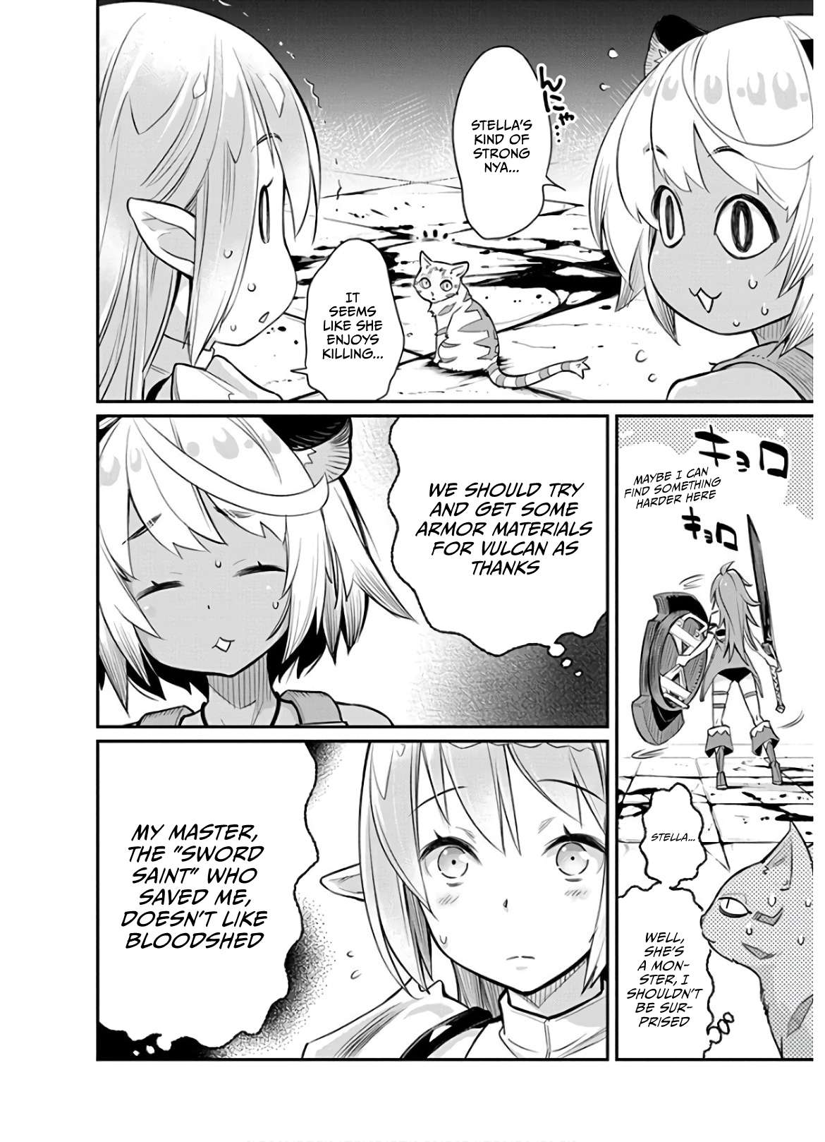 I Am Behemoth Of The S Rank Monster But I Am Mistaken As A Cat And I Live As A Pet Of Elf Girl Chapter 24 page 2 - 