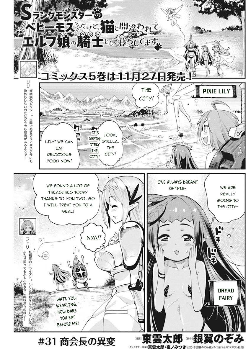 I Am Behemoth Of The S Rank Monster But I Am Mistaken As A Cat And I Live As A Pet Of Elf Girl Chapter 31 page 2 - 