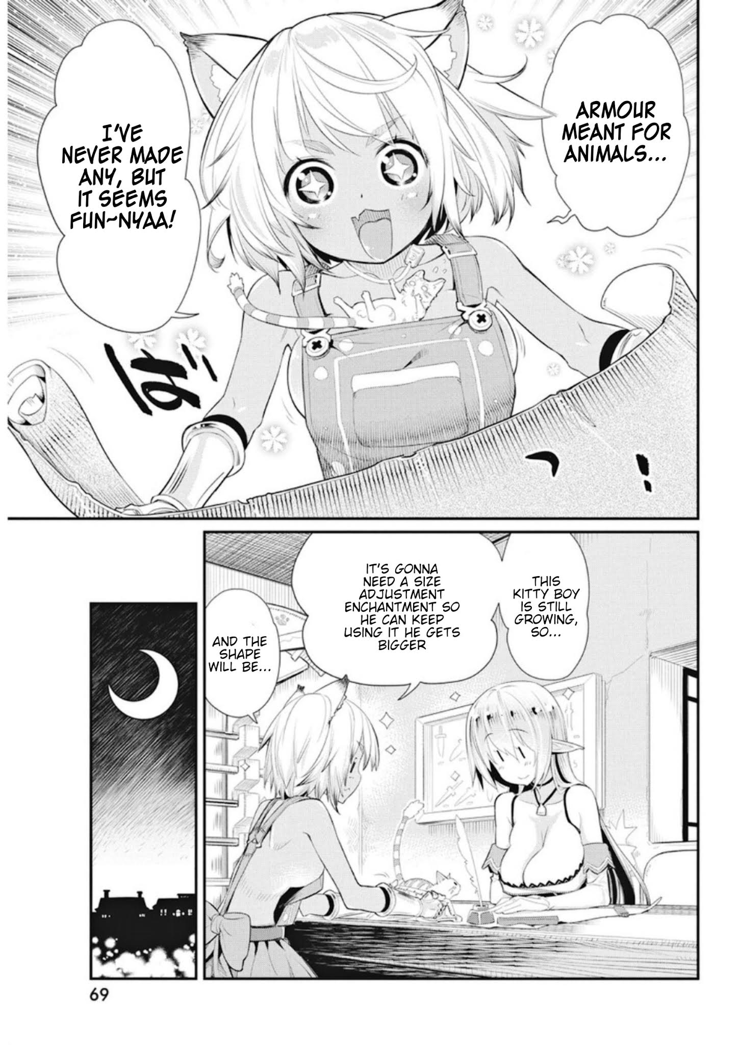 I Am Behemoth Of The S Rank Monster But I Am Mistaken As A Cat And I Live As A Pet Of Elf Girl Chapter 4 page 17 - 