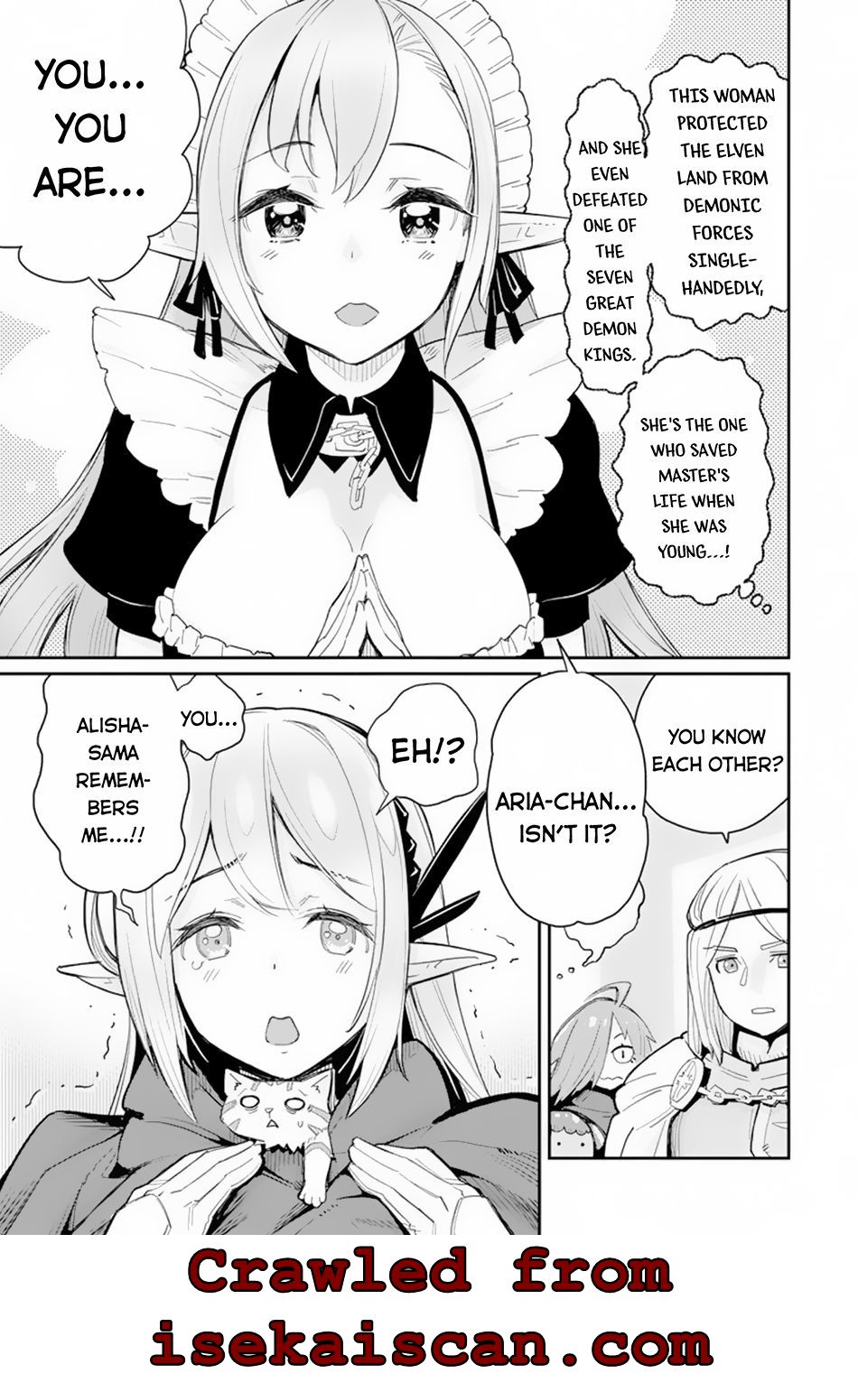 I Am Behemoth Of The S Rank Monster But I Am Mistaken As A Cat And I Live As A Pet Of Elf Girl Chapter 45 page 10 - 