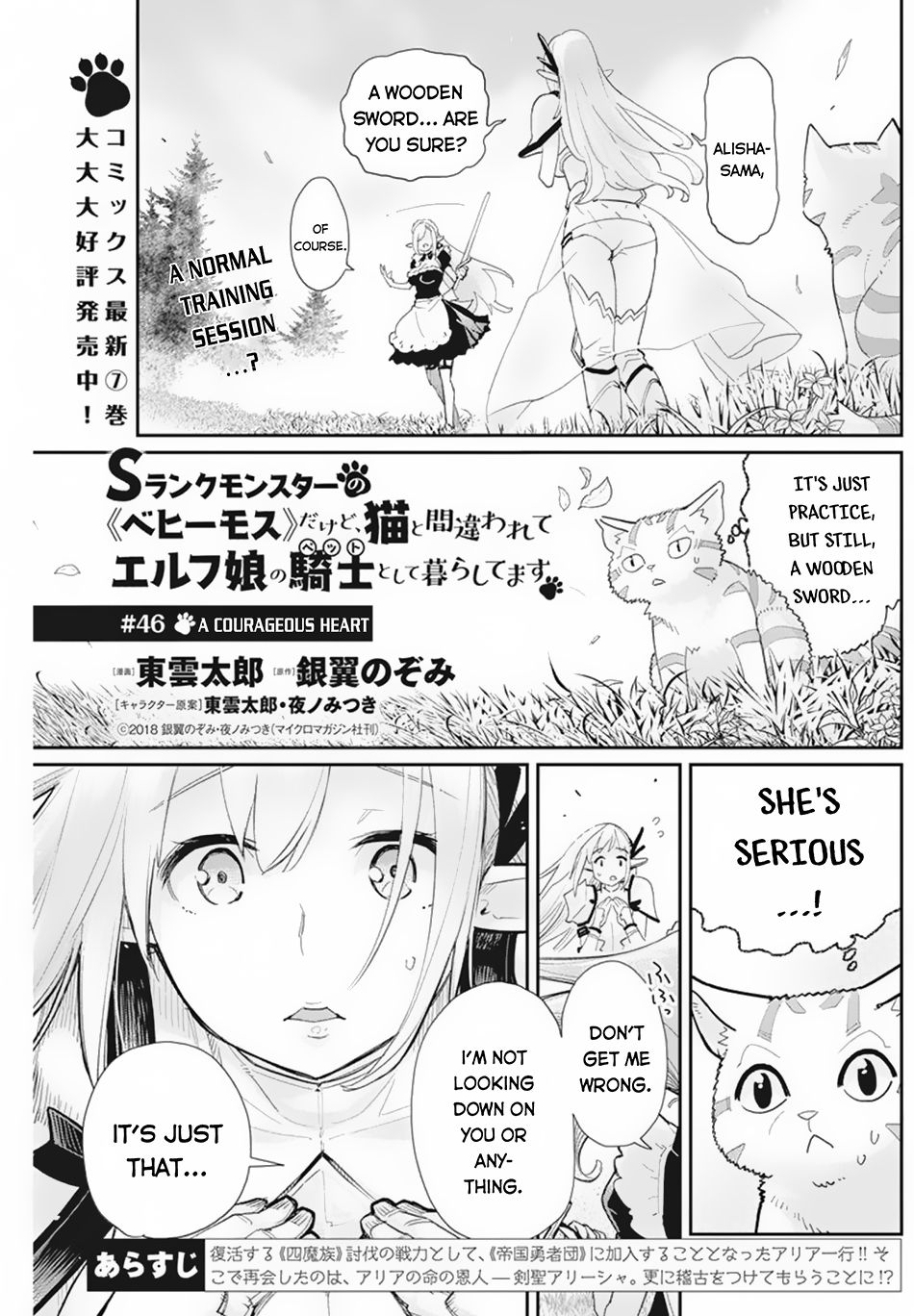 I Am Behemoth Of The S Rank Monster But I Am Mistaken As A Cat And I Live As A Pet Of Elf Girl Chapter 46 page 2 - 