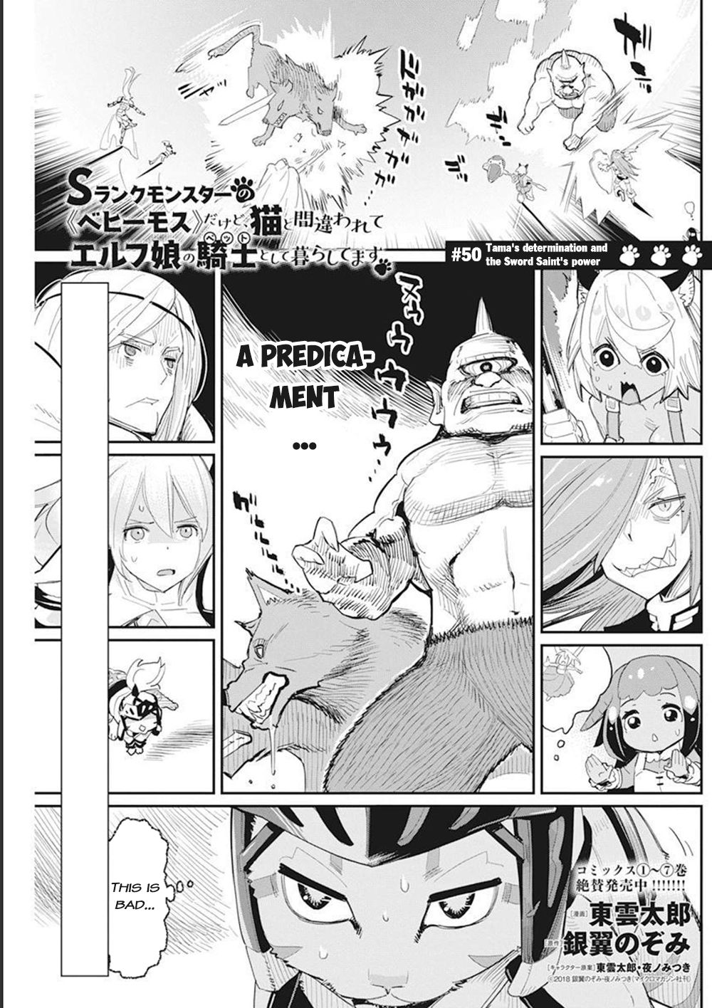 I Am Behemoth Of The S Rank Monster But I Am Mistaken As A Cat And I Live As A Pet Of Elf Girl Chapter 50 page 2 - 