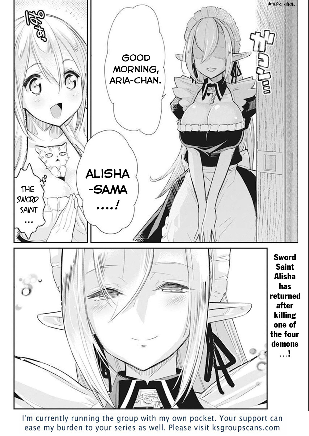 I Am Behemoth Of The S Rank Monster But I Am Mistaken As A Cat And I Live As A Pet Of Elf Girl Chapter 52 page 25 - 