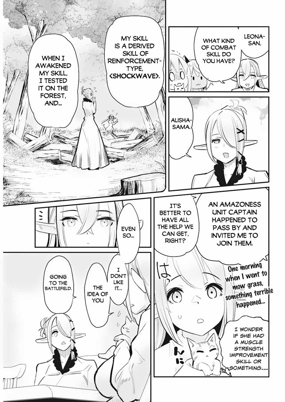 I Am Behemoth Of The S Rank Monster But I Am Mistaken As A Cat And I Live As A Pet Of Elf Girl Chapter 55 page 12 - 