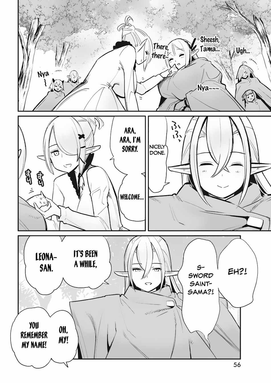 I Am Behemoth Of The S Rank Monster But I Am Mistaken As A Cat And I Live As A Pet Of Elf Girl Chapter 55 page 5 - 