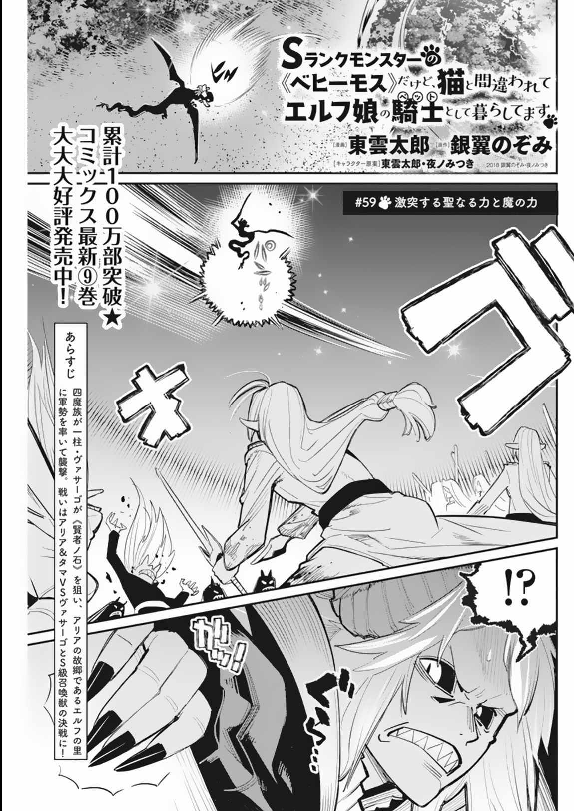 I Am Behemoth Of The S Rank Monster But I Am Mistaken As A Cat And I Live As A Pet Of Elf Girl Chapter 59 page 2 - 