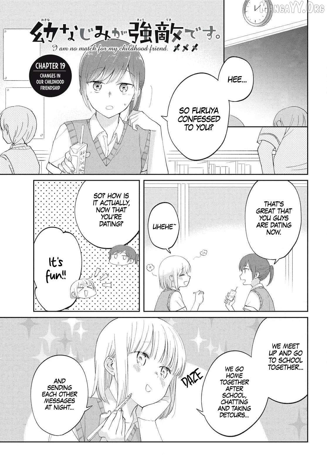 I Am No Match For My Childhood Friend. Chapter 19 page 2 - 
