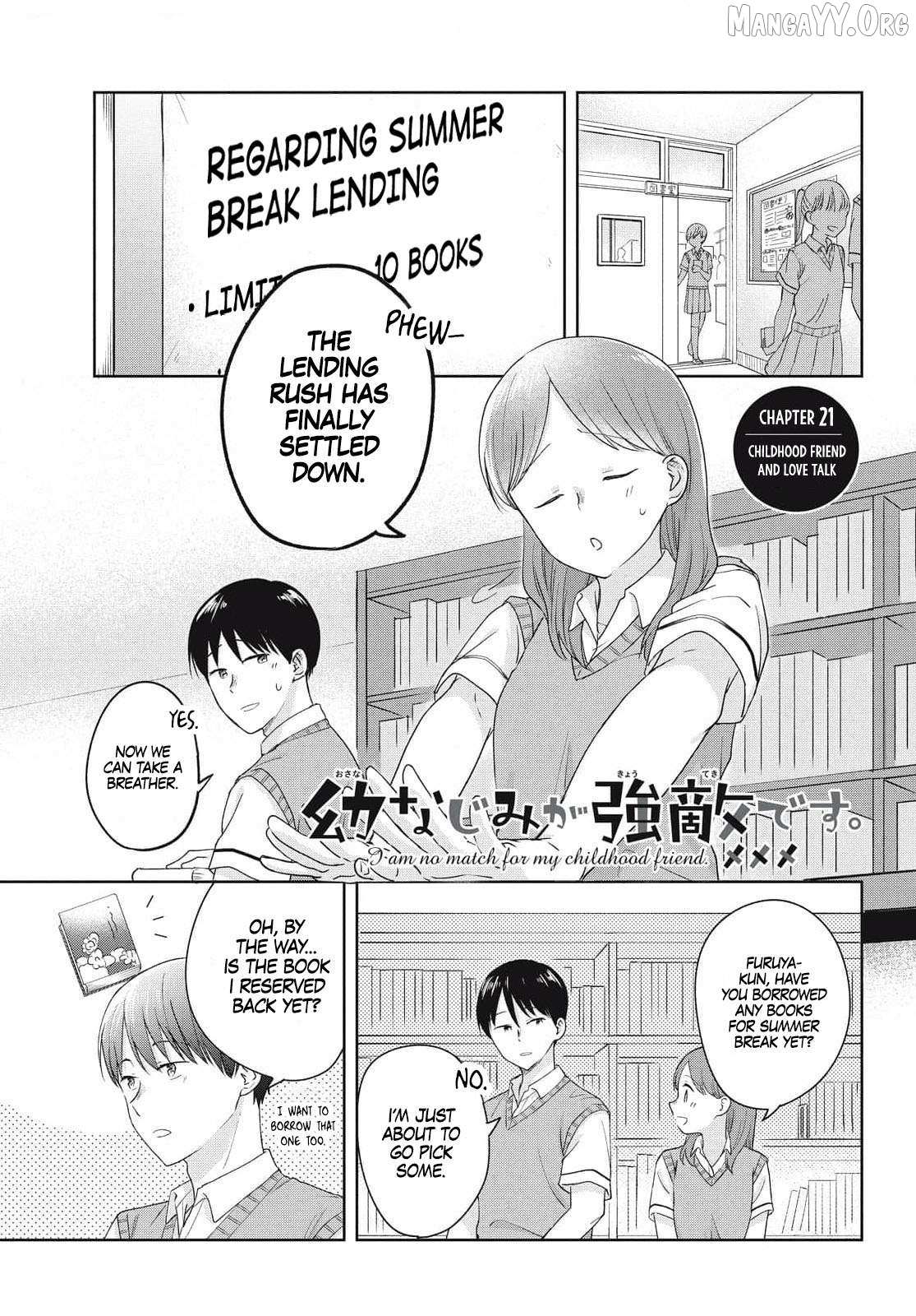 I Am No Match For My Childhood Friend. Chapter 21 page 2 - 