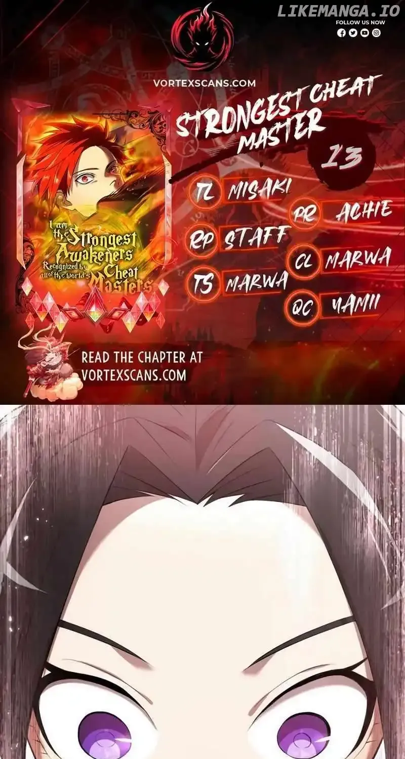 I am the strongest awakeners, recognized by all of the world’s cheat masters Chapter 13 page 1 - 