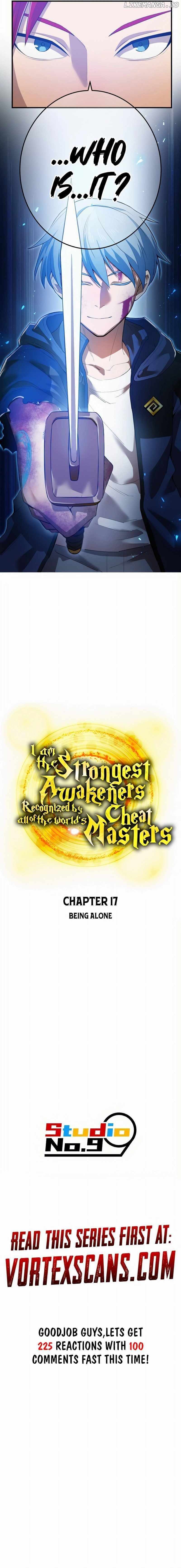 I am the strongest awakeners, recognized by all of the world’s cheat masters Chapter 17 page 27 - 