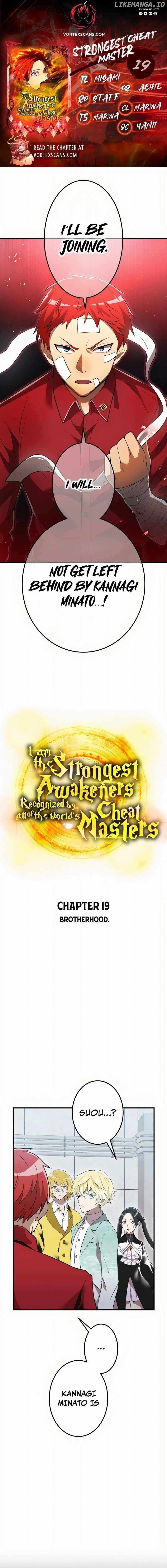 I am the strongest awakeners, recognized by all of the world’s cheat masters Chapter 19 page 1 - 