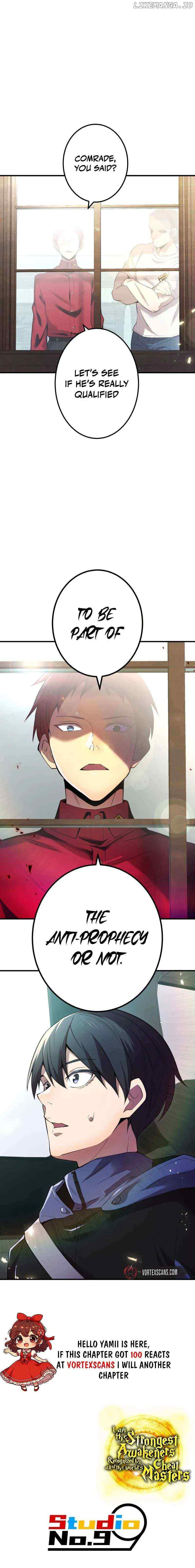 I am the strongest awakeners, recognized by all of the world’s cheat masters Chapter 8 page 26 - 