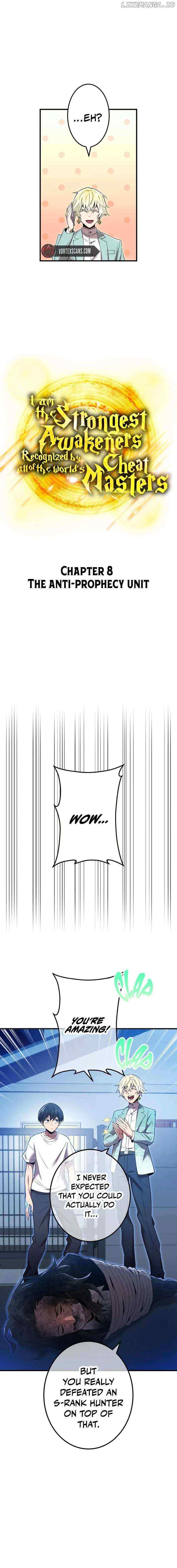 I am the strongest awakeners, recognized by all of the world’s cheat masters Chapter 8 page 6 - 