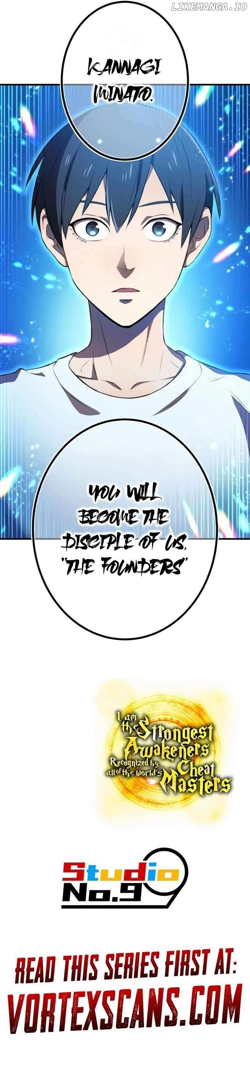 I am the strongest awakeners, recognized by all of the world’s cheat masters Chapter 9 page 28 - 