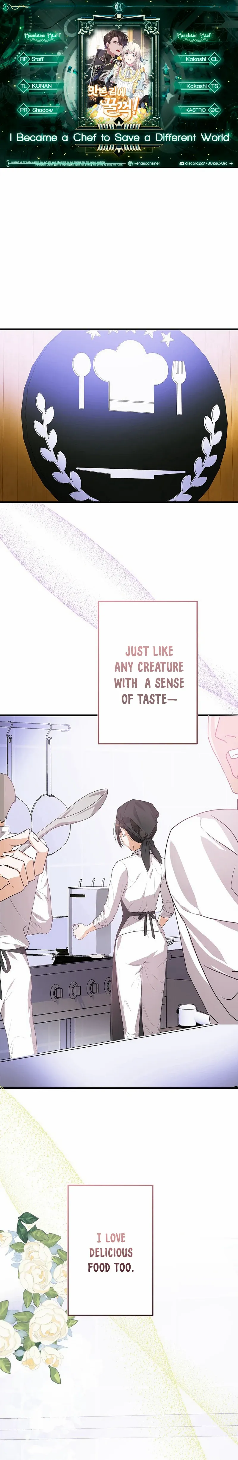 I Became a Chef to Save a Different World Chapter 1 page 1 - 