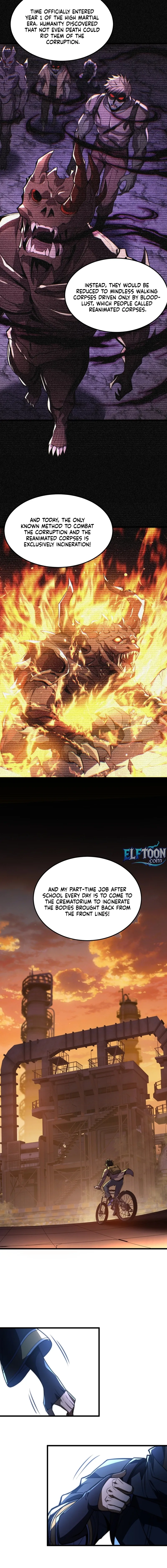 I Became a God Devouring Souls at the Crematorium Chapter 1 page 8 - 