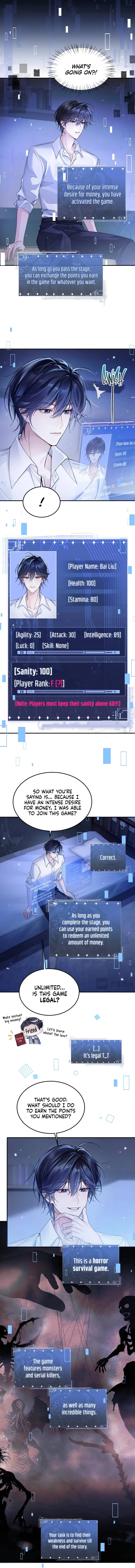 I Became a God in a Horror Game Chapter 1 page 3 - 