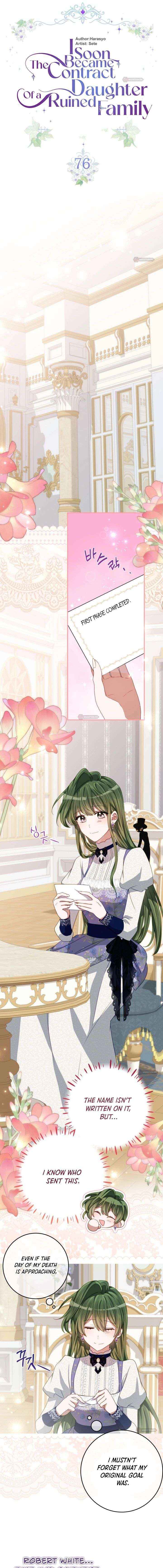I Became the Contract Daughter of the soon-to-be-ruined Family Chapter 76 page 9 - 