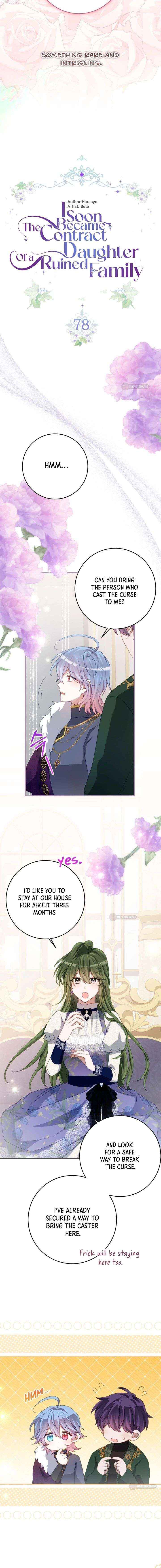I Became the Contract Daughter of the soon-to-be-ruined Family Chapter 78 page 5 - 
