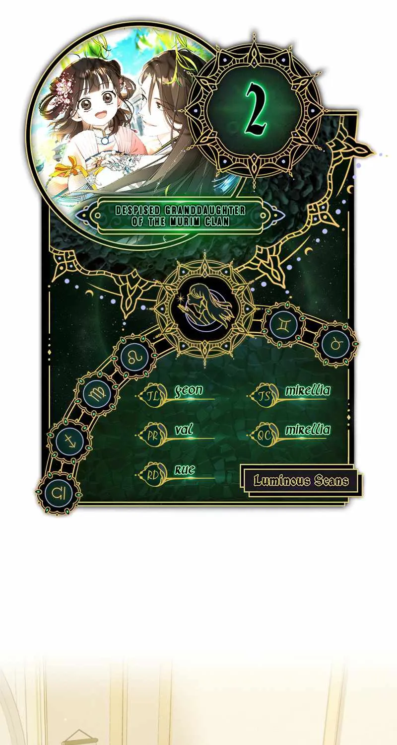 I Became the Despised Granddaughter of the Murim Family Chapter 2 page 1 - 