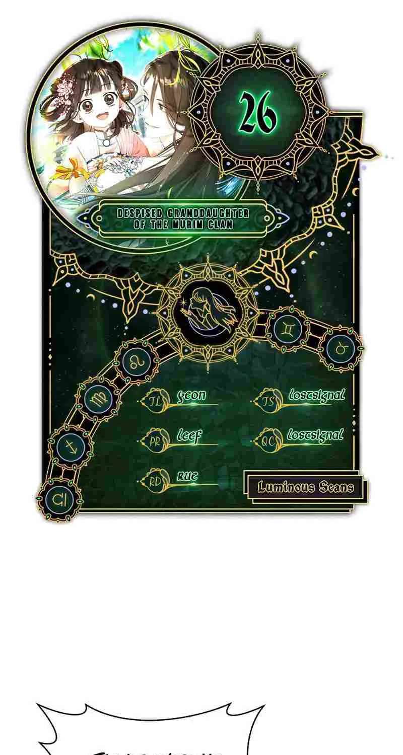 I Became the Despised Granddaughter of the Murim Family Chapter 26 page 1 - 