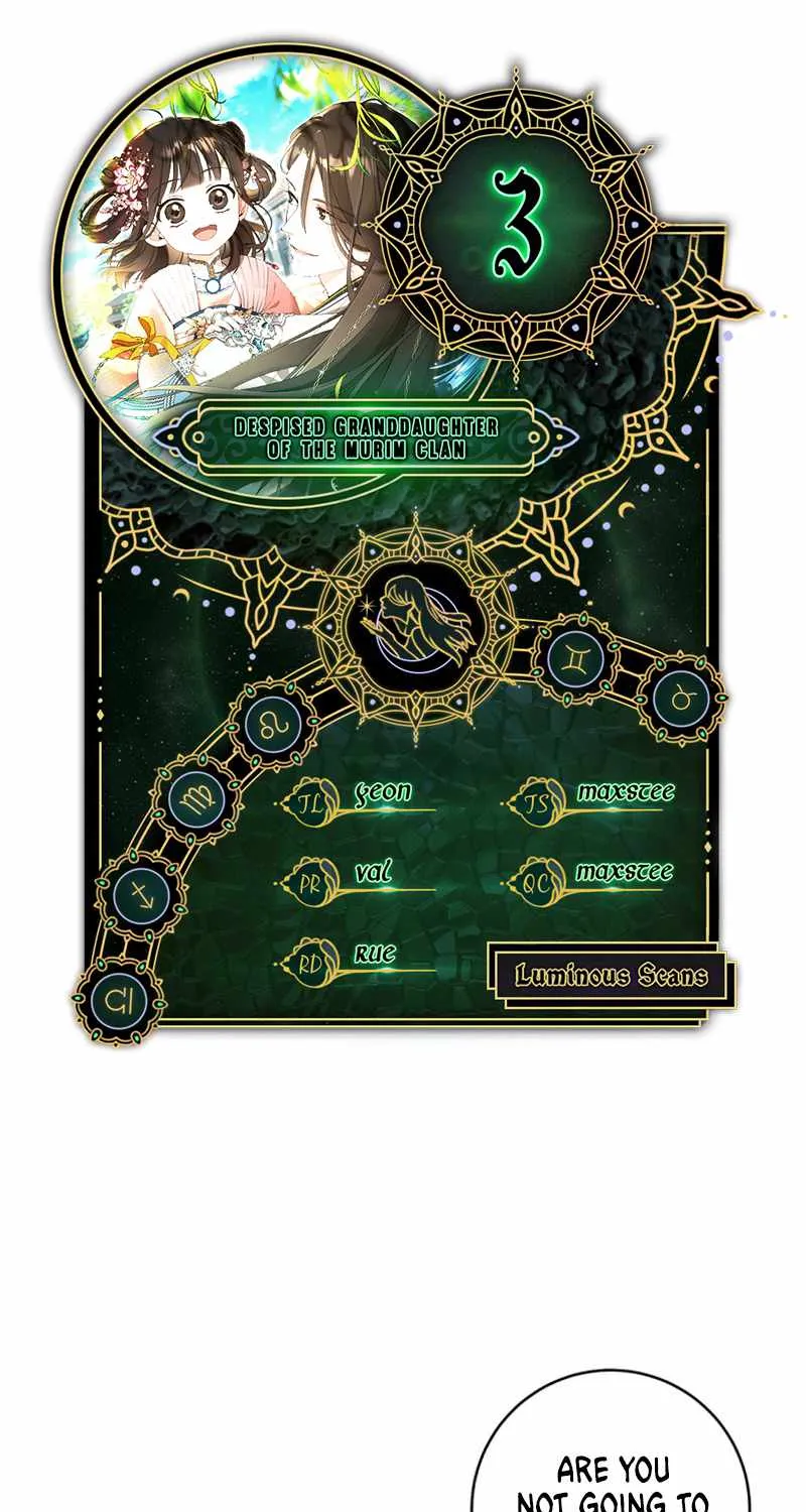 I Became the Despised Granddaughter of the Murim Family Chapter 3 page 1 - 