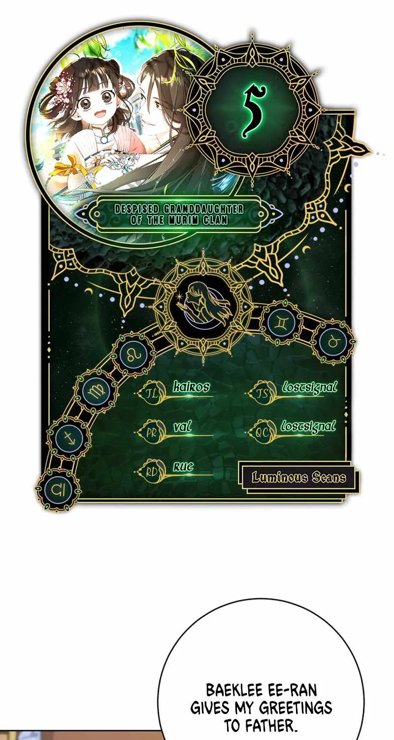 I Became the Despised Granddaughter of the Murim Family Chapter 5 page 1 - 