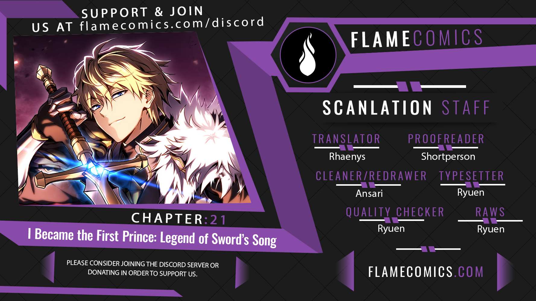 I Became the First Prince꞉ Legend of Sword’s Song Chapter 21 page 2 - 