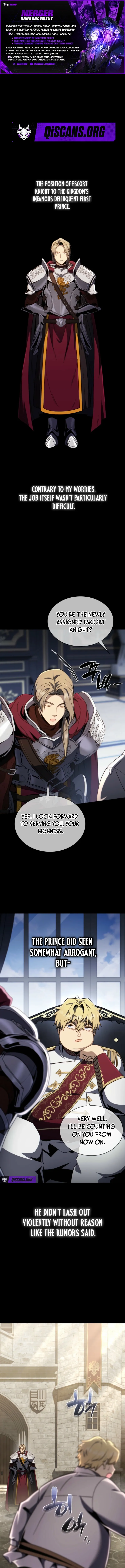 I Became the First Prince꞉ Legend of Sword’s Song Chapter 8 page 1 - 