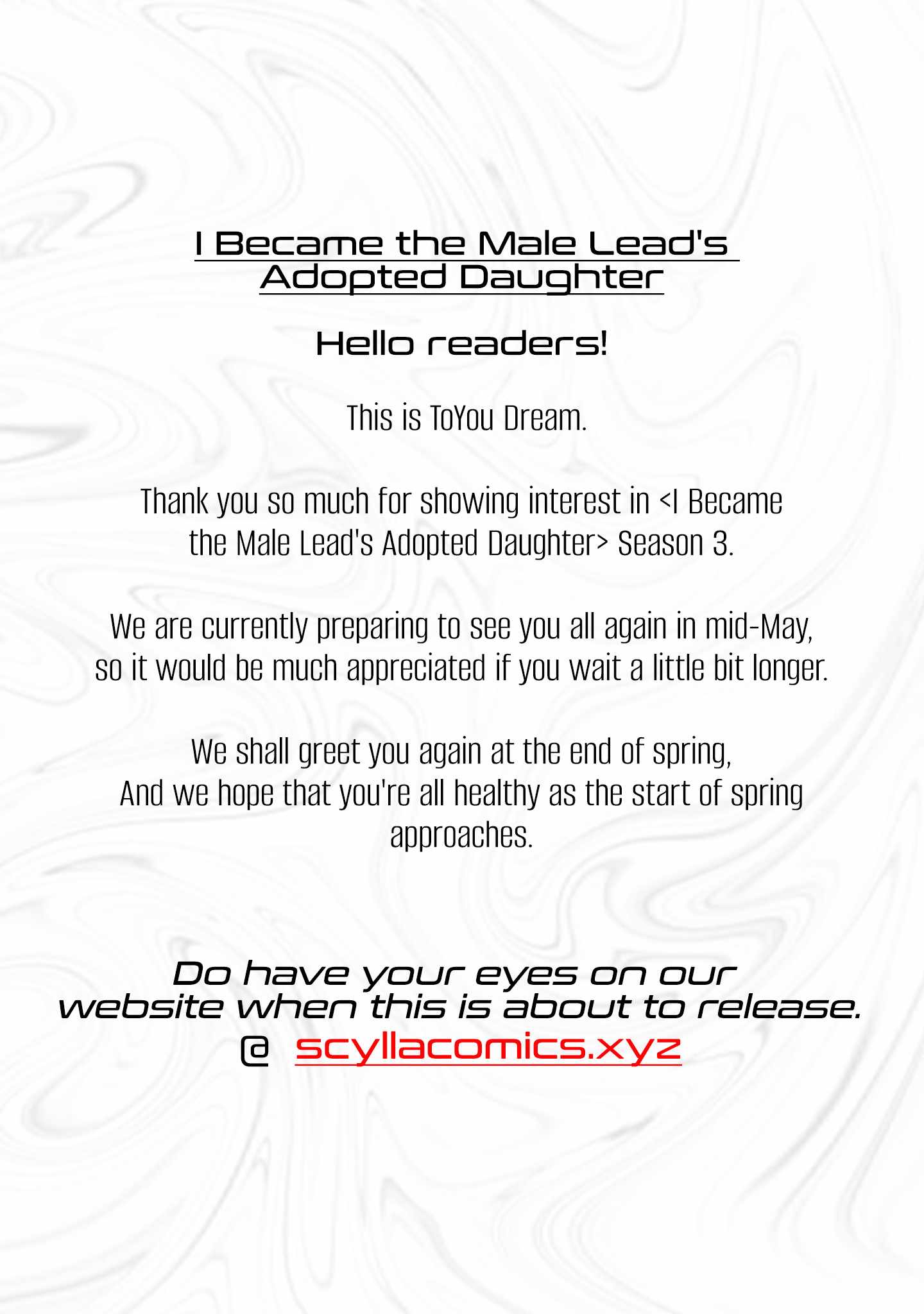 I Became The Male Lead’S Adopted Daughter Chapter 87.2 page 1 - 