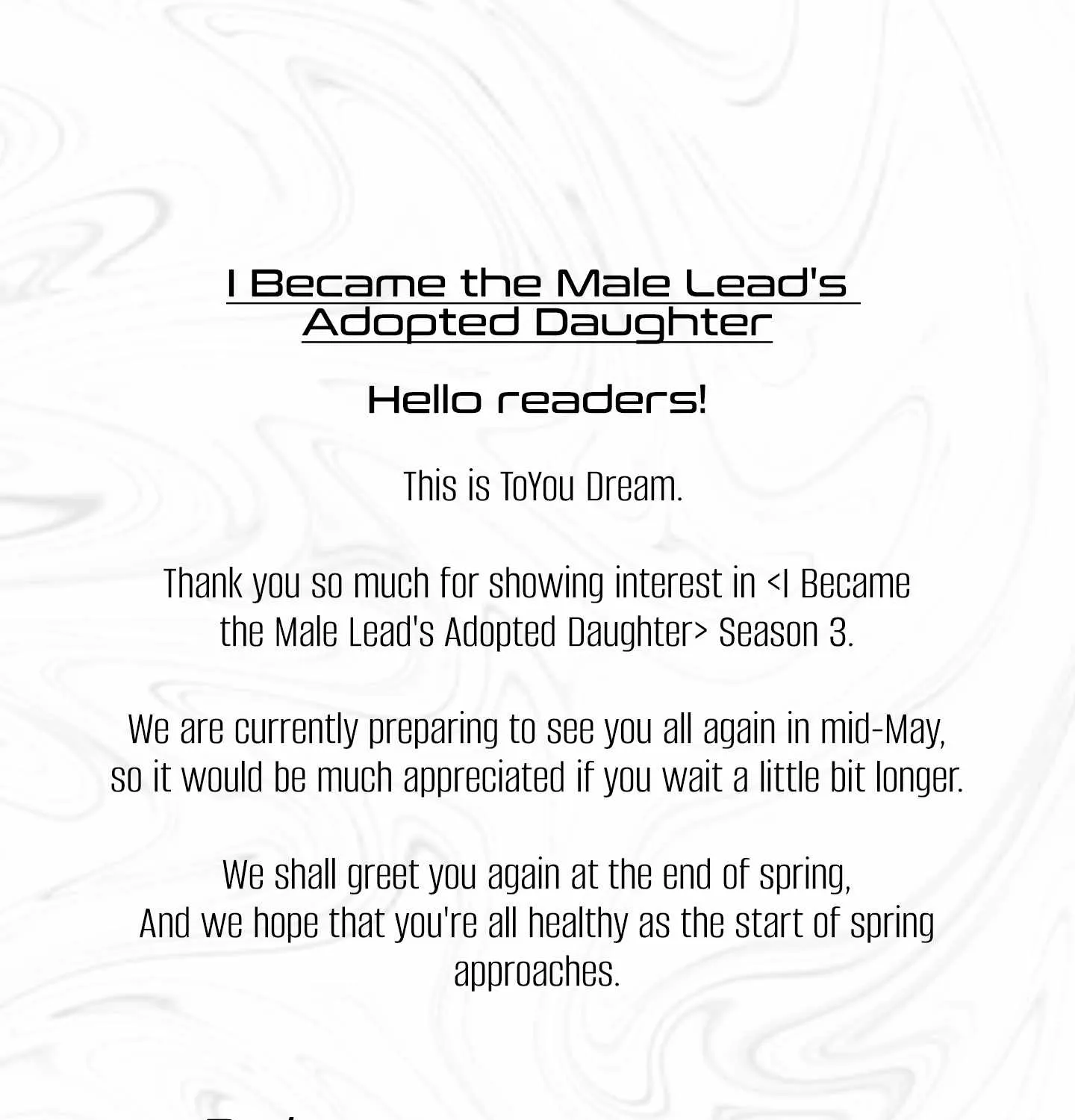 I Became The Male Lead’S Adopted Daughter Chapter 87.4 page 1 - 