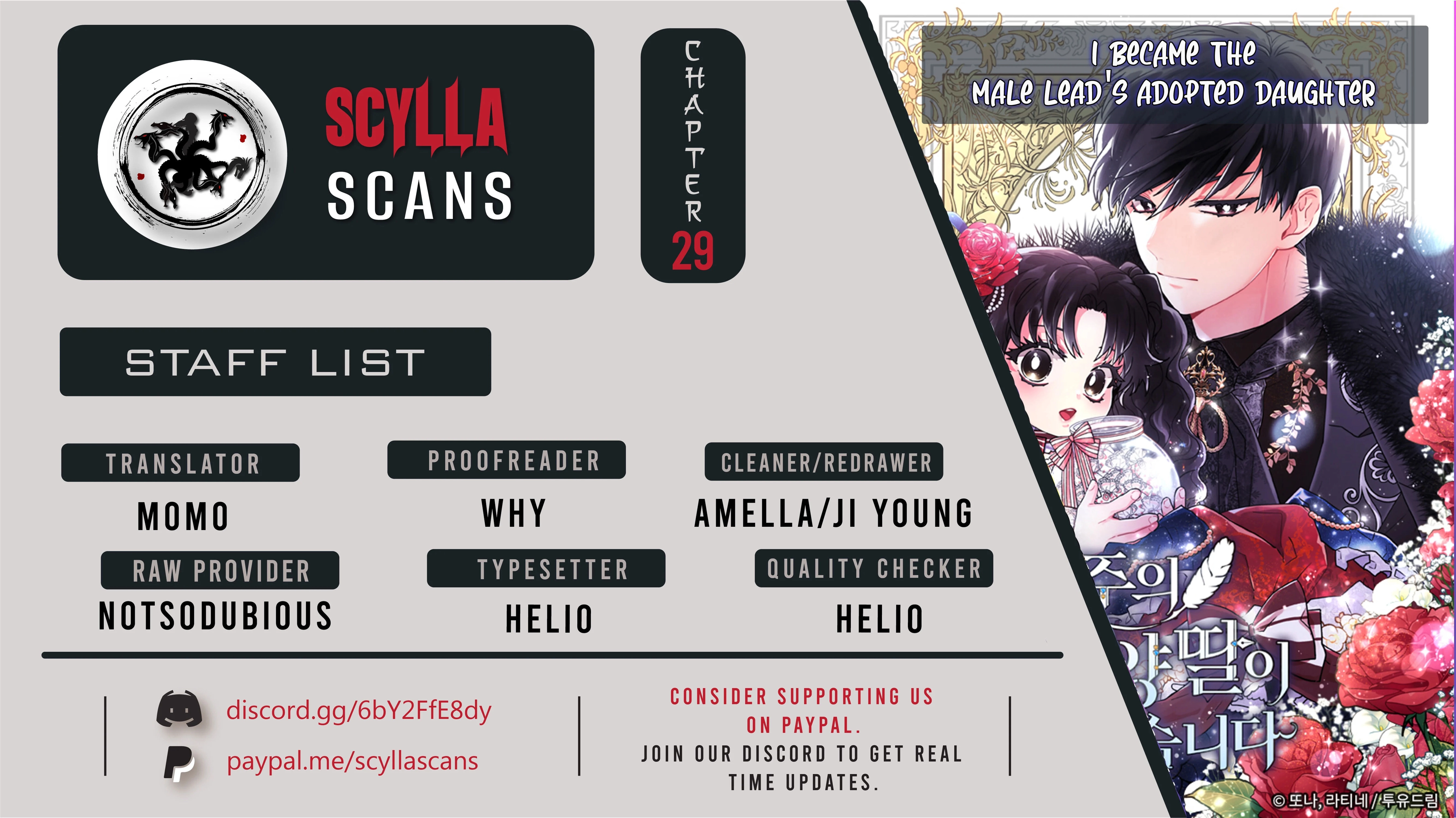 I Became the Male Lead’s Adoptive Daughter Chapter 29 page 1 - 