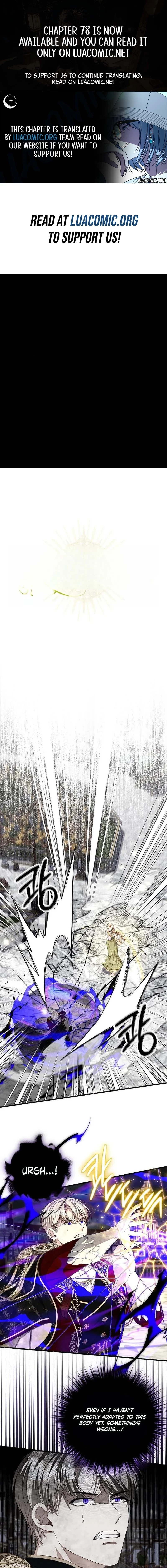 I Became the Mother of the Supporting Male Lead’s Son Chapter 77 page 1 - 