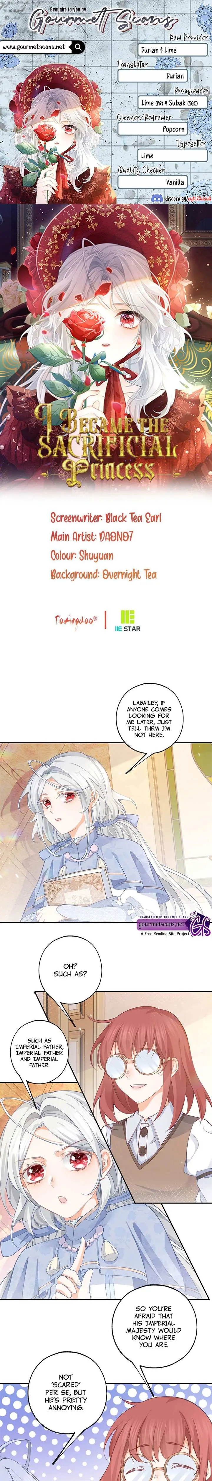I Became the Sacrificial Princess Chapter 116 page 1 - 
