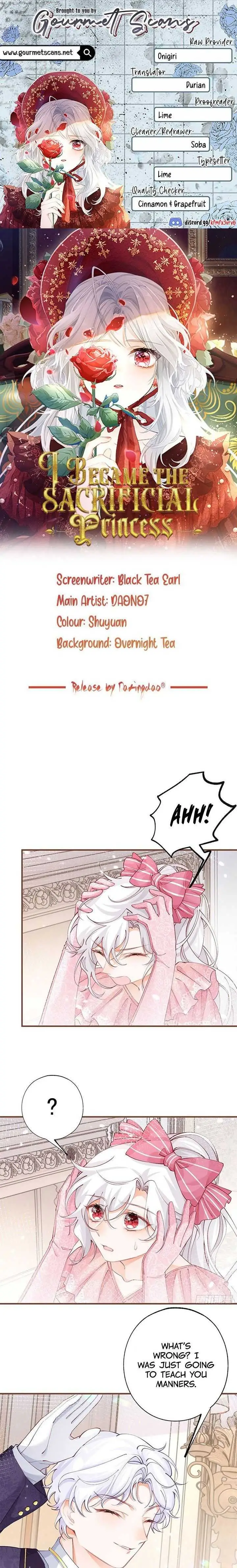 I Became the Sacrificial Princess Chapter 33 page 1 - 