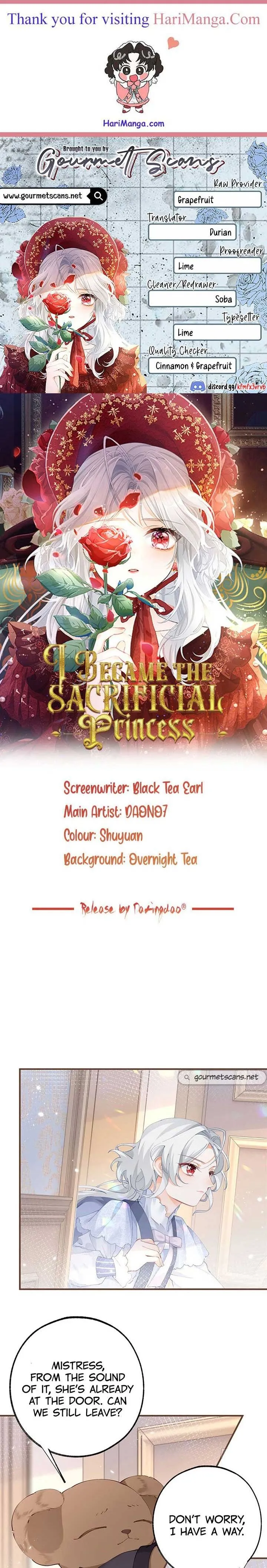 I Became the Sacrificial Princess Chapter 35 page 1 - 