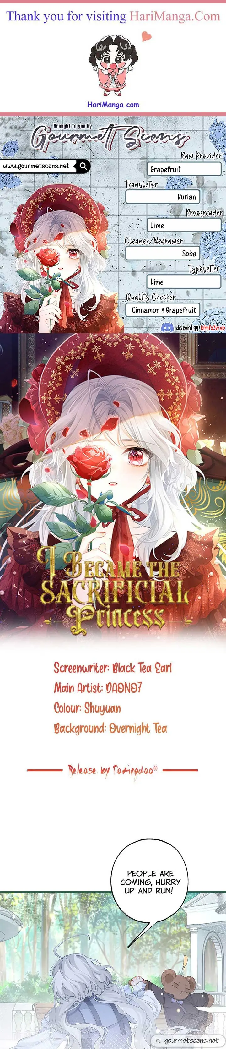 I Became the Sacrificial Princess Chapter 36 page 1 - 