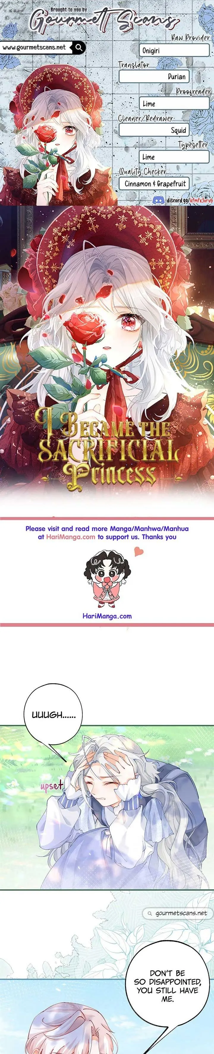 I Became the Sacrificial Princess Chapter 37 page 1 - 